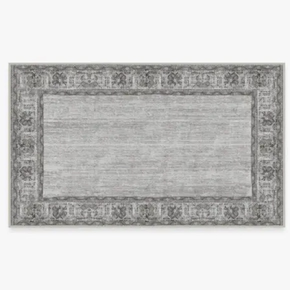 Ruggable Accents Vintage Daisy Gray 3x5 Rug Rug Pad System Poshmark